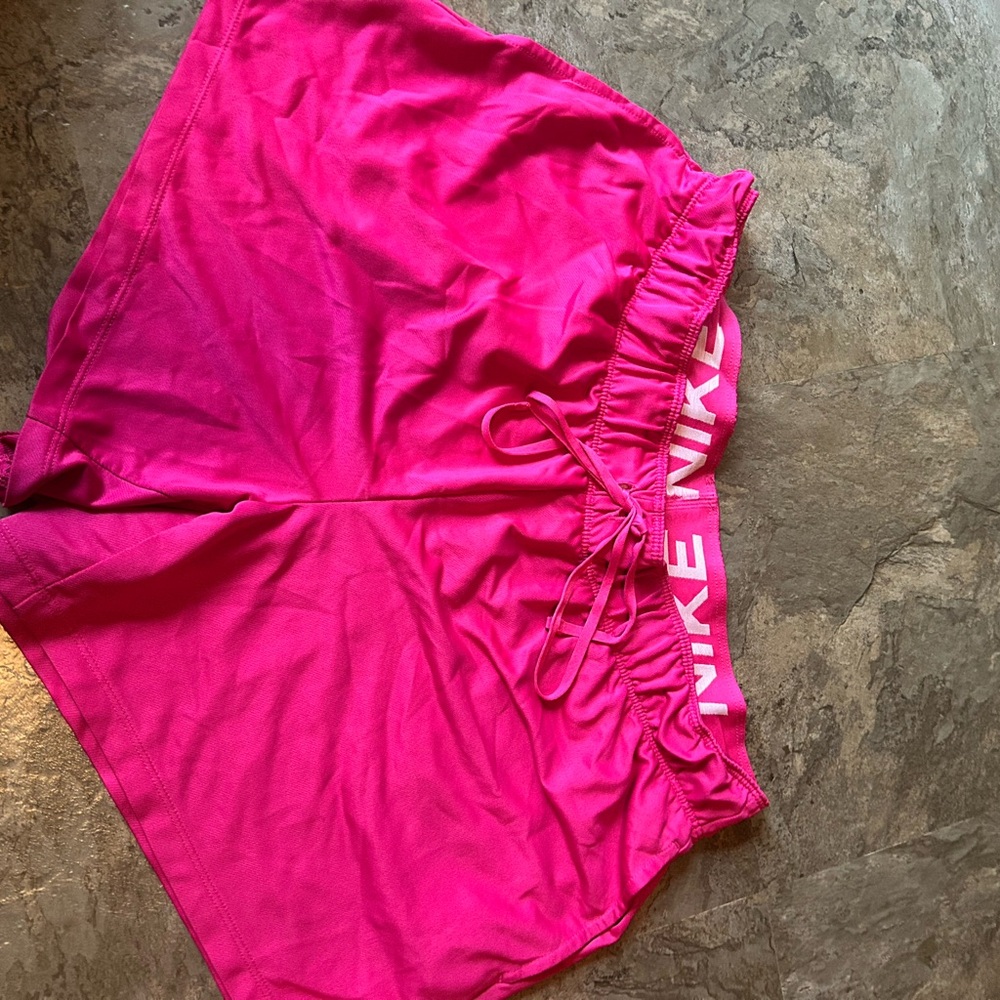Nike Women's Vibrant Pink Athletic Shorts